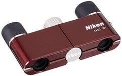 Nikon Binoculars 4x10D CF Daha Prism type 4 times 10 -diameter Wine Red 4X10DCF