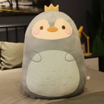 Squishmallow Kudde Docka Kawaii Animal Fat Dinosaur Kudde Plysch Unicor penguin penguin 60 cm