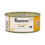 Applaws in Broth -säästöpakkaus 24 x 70 g - kananrinta