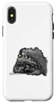 Coque pour iPhone X/XS Locomotive à vapeur Train Train Train Big-Boy Train 4014