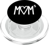 Mom to the Fifth Power Mother of 5 Five Children Gift PopSockets PopGrip for MagSafe