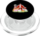 1er anniversaire animaux de la ferme Bday Party 1 an garçon tout-petit PopSockets PopGrip pour MagSafe