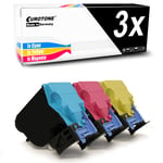 3x Eurotone Cartridge Alternative for Epson Workforce AL-C-300-DTN AL-C-300-TN