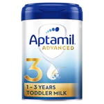 Aptamil Advanced 3 Toddler Baby Milk Powder Formula, from 1 Year, 800g