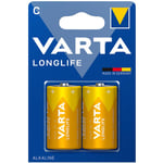 Varta 2-pack Longlife C / LR14 Batteri