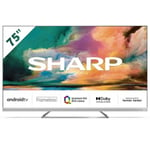 Sharp 4T-C75EQ4KM2AG 75" 4K UHD Frameless Quantum Dot Android TV