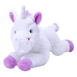 Wild Republic Ecokins Licorne, Animal en Peluche 30 cm, Jouets Écologiques, Cadeaux pour Bébés, Fabrication Artisanale Utilisant 16 Bouteilles d’Eau Recyclées