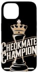 Coque pour iPhone 14 Champion Échec Et Mat Passionnés de Jeu