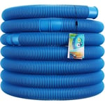 Tuyau de piscine 10m Ø32mm bleu flexible avec manchons de séparation tuyau pour pompe tuyau eau arrosage bassin