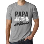 Homme Tee-Shirt Papa Der Mann Der Mythos Die Le?Ende T-Shirt Graphique Éco-Responsable Vintage Cadeau Nouveauté