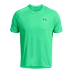 Under Armour Mens Tech Textured T-Shirt in Green material_polyester - Size Large