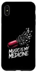 Coque pour iPhone XS Max Music is my Medicine for Music Lovers for a Music Lover