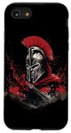 Coque pour iPhone SE (2020) / 7 / 8 Spartan Sword Splash Warrior Légion romaine