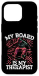 Coque pour iPhone 16 Pro Skateboard Funny Board Skater Stuff