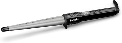 BaByliss Ceramic Curling Wand Pro, Flawless curls, 13 - 25 mm conical barrel, w