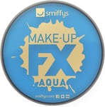 Smiffys Make-Up FX Aqua Face and Body Paint Pale Water Based, 16 ml - Blue