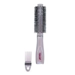 Glam’Up Paris - Brosse à Cheveux Brushing Irisée avec Embout Nettoyant - Brosse Ronde Brushing - Irisé