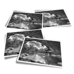 4x Rectangle Stickers - BW - Hamilton Pool Sinkhole Texas USA #37083