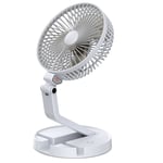 Ventilateur Mural Mini Climatiseur Mobile Pliable Evolutif Ventilateur de bureau Climatiseur Ventilateur Lampe de table Blanc