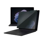 PanzerGlass Microsoft Surface Laptop 13,5" Herdet Skjermbeskyttelsesglass - Privacy Funksjon - Gjennomsiktig/Svart