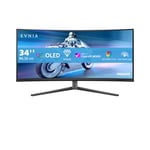 PHILIPS Evnia 34M2C6500AM - 34 inch WQHD OLED curved monitor, 175 Hz, 0.03 ms, FreeSync Premium Pro, G-Sync comp., HDR400 (3440x1440, 2x HDMI, DisplayPort, USB Hub) dark gray