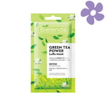 BIELENDA GREEN TEA POWER LUFFA MASK DETOXIFYING 2IN1 WITH DELICATE PEELING 8G