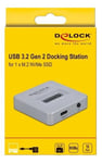 DeLOCK M.2 Docking Station  M.2 NVMe PCIe SSD w/ USB TypeC™ female