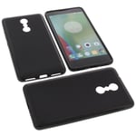 Bag for Lenovo K6 Note Phone Case Protection TPU Rubber Schwarz