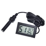 Black TZT professionnel Mini sonde numérique LCD thermomètre hygromètre humidité température mètre intérieur numérique LCD affichage blanc noir