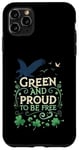 Coque pour iPhone 11 Pro Max Green and Proud - Déclaration de la Saint-Patrick pour les libéraux