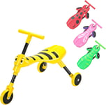 Foldable 3-Wheel Tricycle for Toddlers, Bumblebee Ride-On, Motor Skills Developm