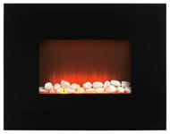 Beldray Pollensa 2kW Electric Wall Hung Fire - Black