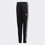 Adidas SST Trackpant Sport Trousers - Black/White, 4-5Y