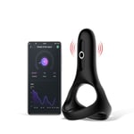 Magic Motion Rise Smart Vibrating Double Cock Ring Ball App Control Bluetooth