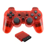 JCD Wireless Gamepad Sony PS2 -konsoli Joystick 2.4G Double Vibration Shock Joypad USB PC Game Controller