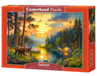 Castorland Puzzle 3000 Sunset Over Forest River Castor