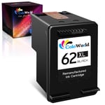 62 XL Ink Cartridges, ColoWorld Remanufactured for hp 62XL Black with hp Envy 5540 5640 7640 5546 5660 5644 5541 5646 5543 5545 5542 8000 5547 5548 5549 5642 5665 OfficeJet 250 200 5740 5742 Printers