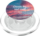 Dream Big Rest Well Puzzle avec citation motivante Ciel Nature PopSockets PopGrip pour MagSafe