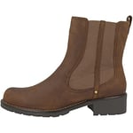 Clarks Orinoco Club, Bottes Chelsea Femme - Marron Brown Snuff - 38 EU