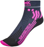 X-Socks Run Speed Two Chaussette de Course Gris Femmes Taille 37-38