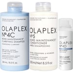 Olaplex Bundle No.4C Shampoo 250 ml & No.5 Conditioner 250 ml & No.4D