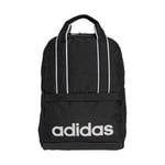 adidas Women's LINEAR ESSENTIALS BACKPACK, Black/Silver Metallic, One Size