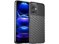 Hurtel Thunder Case Fodral Xiaomi Poco X5 5G / Redmi Note 12 5G Silikon Pansar Fodral Sort