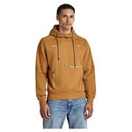 G-STAR RAW Men's Moto Loose Hoodie, Brown (oxide ocre D22020-A613-1329), S