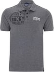 BENLEE Rocky Marciano Men's Miami Polo Shirt., Mens, Polo Shirt, 190606, Marl Ash, S