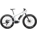 El-Fatbike Rock Machine Vyöry e50 S Gloss White/Black S 2024