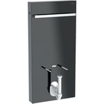 Geberit Monolith Modul, 101 cm Til bide, m/håndklestang, Lava glass - 131.030.JK.5