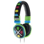 Moki Poppers Kids Over-Ear Headphones (Skull)