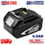 For Makita NEWEST BL1860B 18v 6.0Ah LXT Li-ion Makstar Battery Pack BL1850 1840