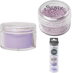 Sizzix Dust Colour Story Bundle, poudre de gaufrage, paillettes et perles et paillettes biodégradables